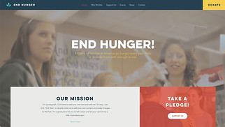 Non-Profit website templates - Charity Organization