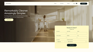 Business website templates - Cleaning Company 