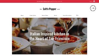 Restaurants & Food website templates - Italian Restaurant