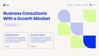 Business website templates - Business Consultant