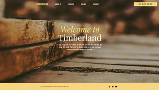 Business website templates - Carpenter