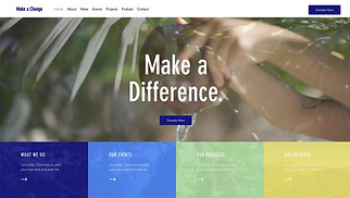 Non-Profit website templates - Environmental NGO