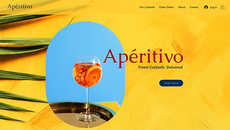 Restaurants & Food website templates - Cocktail Delivery 