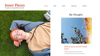 Blog website templates - Personal Blog