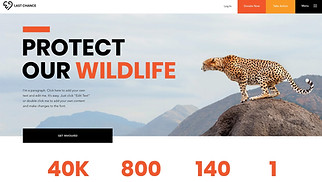 Non-Profit website templates - Environmental NGO