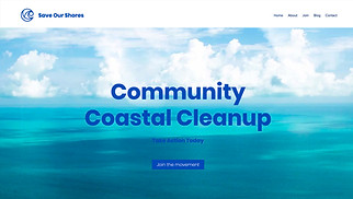 Non-Profit website templates - Environmental NGO